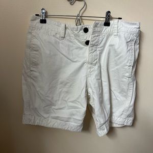 Abercrombie and Fitch White Shorts